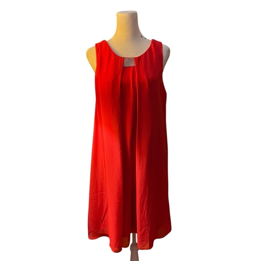 Dress Barn Women's Size 10 Sleeveless Rhinestone Party Dress